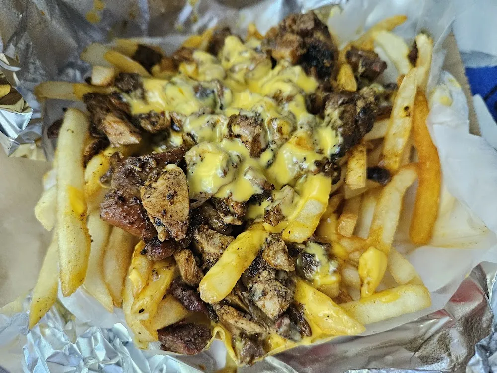 Cheese Fries with Chicken Meat